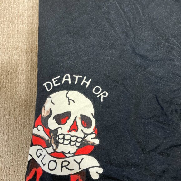 Vintage Ed Hardy Sweatpants-Style Shorts Y2K Size S Excellent Condition - Picture 2 of 7